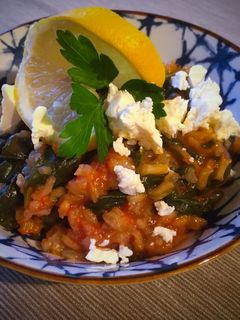 Spenotos rizs (Σπανακόρυζο) recept fotója