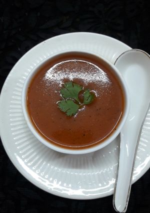 টমেটো সুপ(tomato soup receipe in bengali) রেসিপির প্রধান ছবি