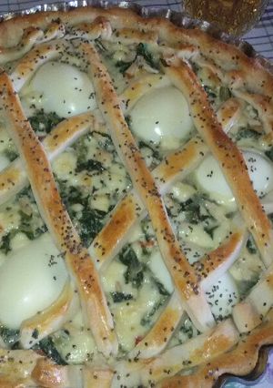 Una foto de Tarta de Acelga y Pollo