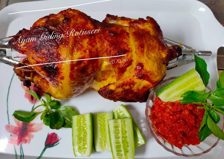 Resep Ayam Guling Rotisseri 🍗 Sederhana dan Mudah Dibuat
