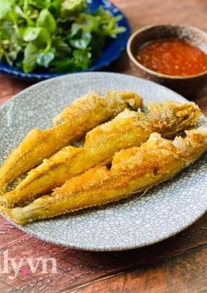 Hình của món Cá Đục Chiên Giòn.