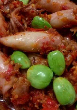 Foto resep Cumi asin petai rica