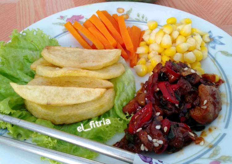 15. Daging Sapi masak Lada Hitam