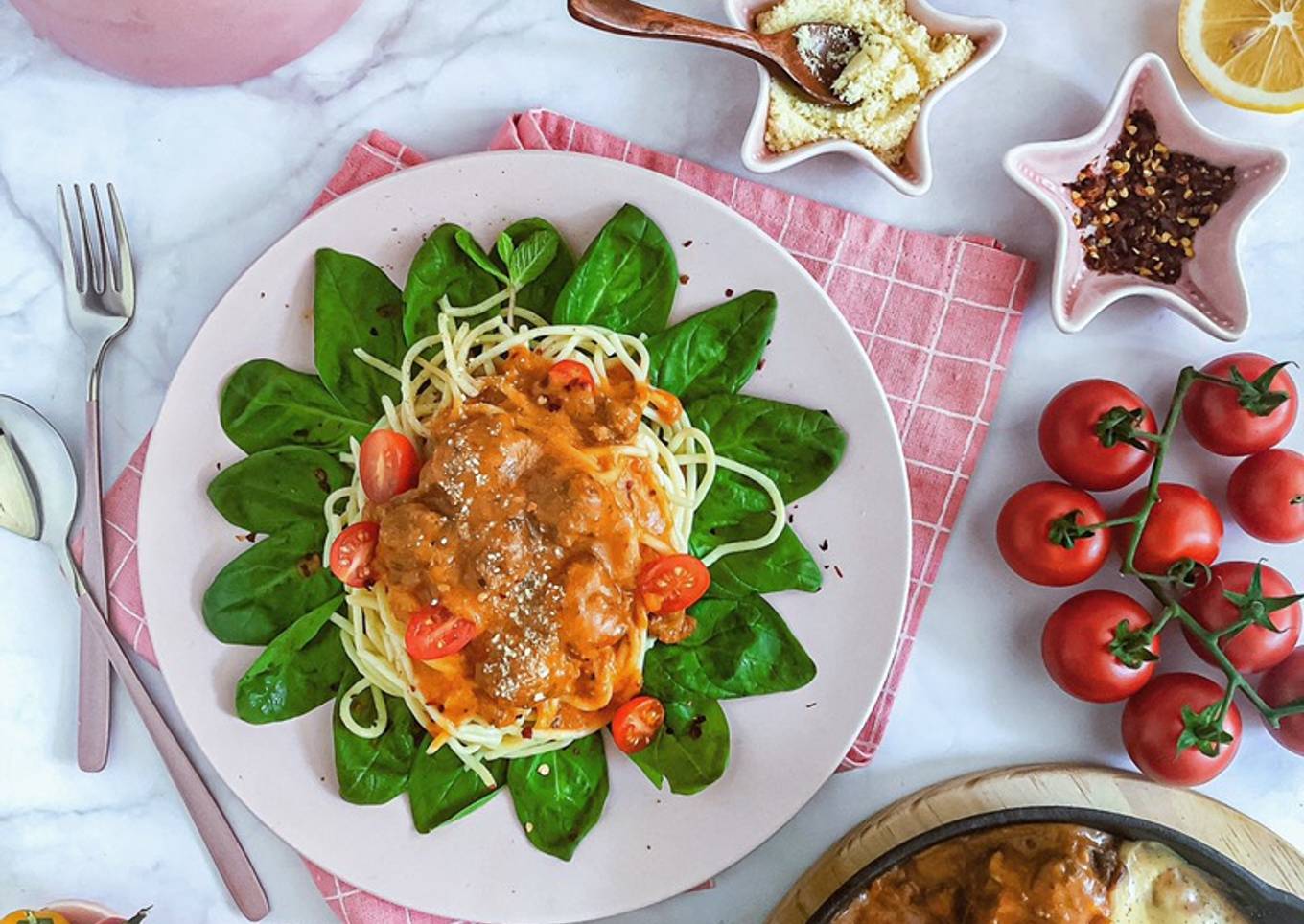 Spaghetti meatballs #phopbylinimohd # batch20