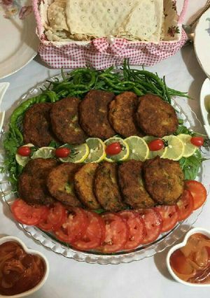 عکسی از دستور کتلت مرغ