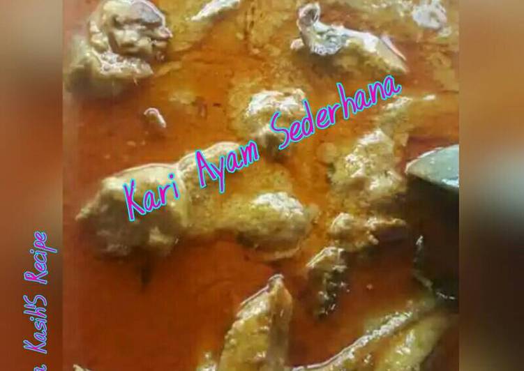 Kari Ayam Sederhana.