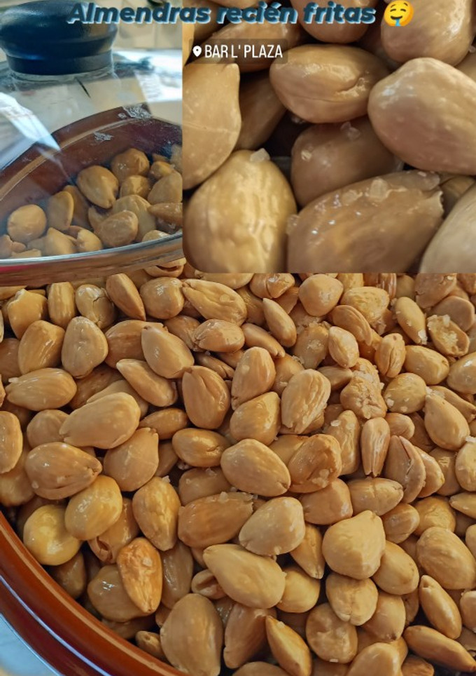 Una foto de Almendras fritas