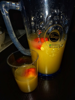 A picture of Cashew and Ginger juice.
