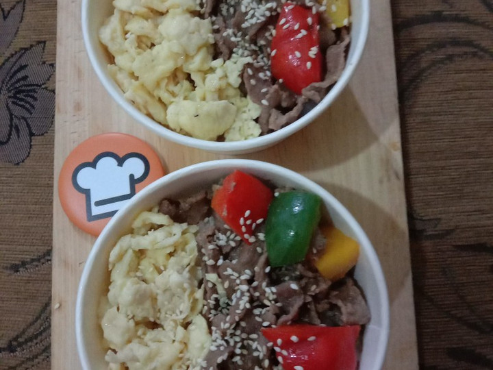 Resep Rice bowl yang Enak