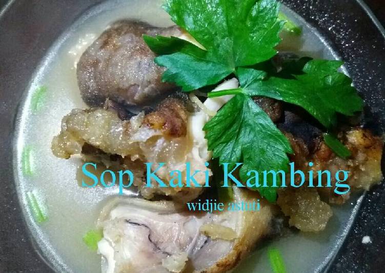 Sop Kaki Kambing Sederhana. #KitaBerbagi
