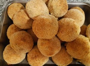 Una foto de Croquetas de arroz al horno 🇺🇾😊