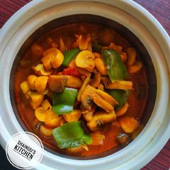 Tangy Chilli Mushrooms🍄 A picture of Tangy Chilli Mushrooms🍄.