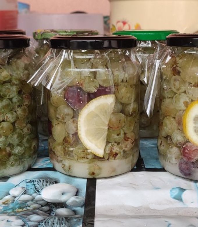 Szőlő befőtt recept fotója
