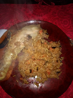 Una foto de Arroz con pollo