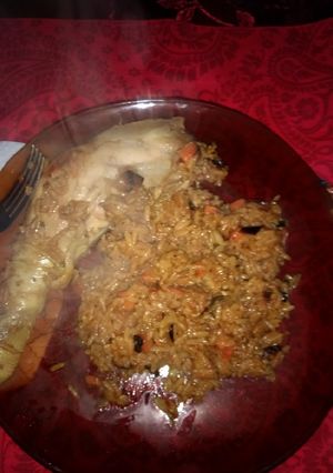 Una foto de Arroz con pollo