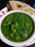 Palak corn paneer