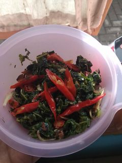 Foto resep Oseng Daun Pepaya Teri