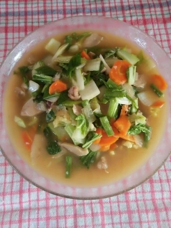Easy Steps to Prepare Tumis sawi putih,pakcoy dan wortel the Delicious So Delicious