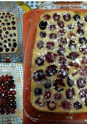 Una foto de Clafoutis de cereza