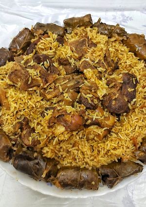صورة لوصفة كبسة لحمة سعودي