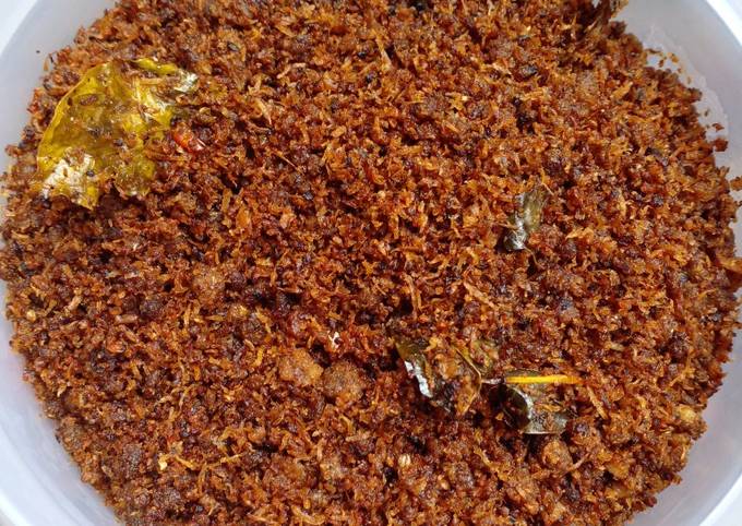 Resep Serundeng kelapa mix daging oleh Gendhis Cookpad