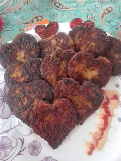 عکسی از دستور کتلت قلبی