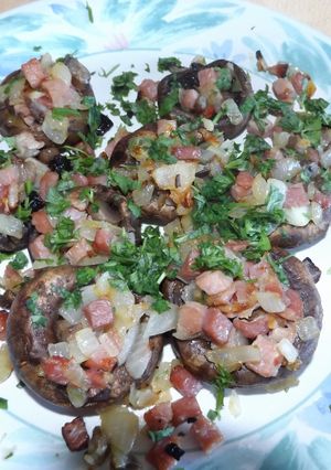 Foto principal de Champiñones rellenos a la parrilla