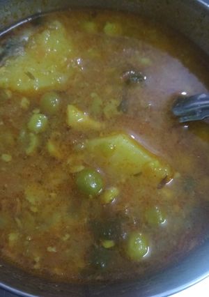 A picture of Aalu matar.