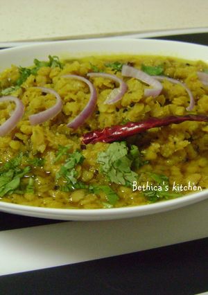 A picture of Masoor Dal Chorchori.