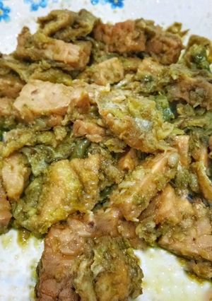 Foto resep Telur tempe cabe ijo