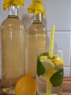 Citrom+citromfű szörp recept fotója