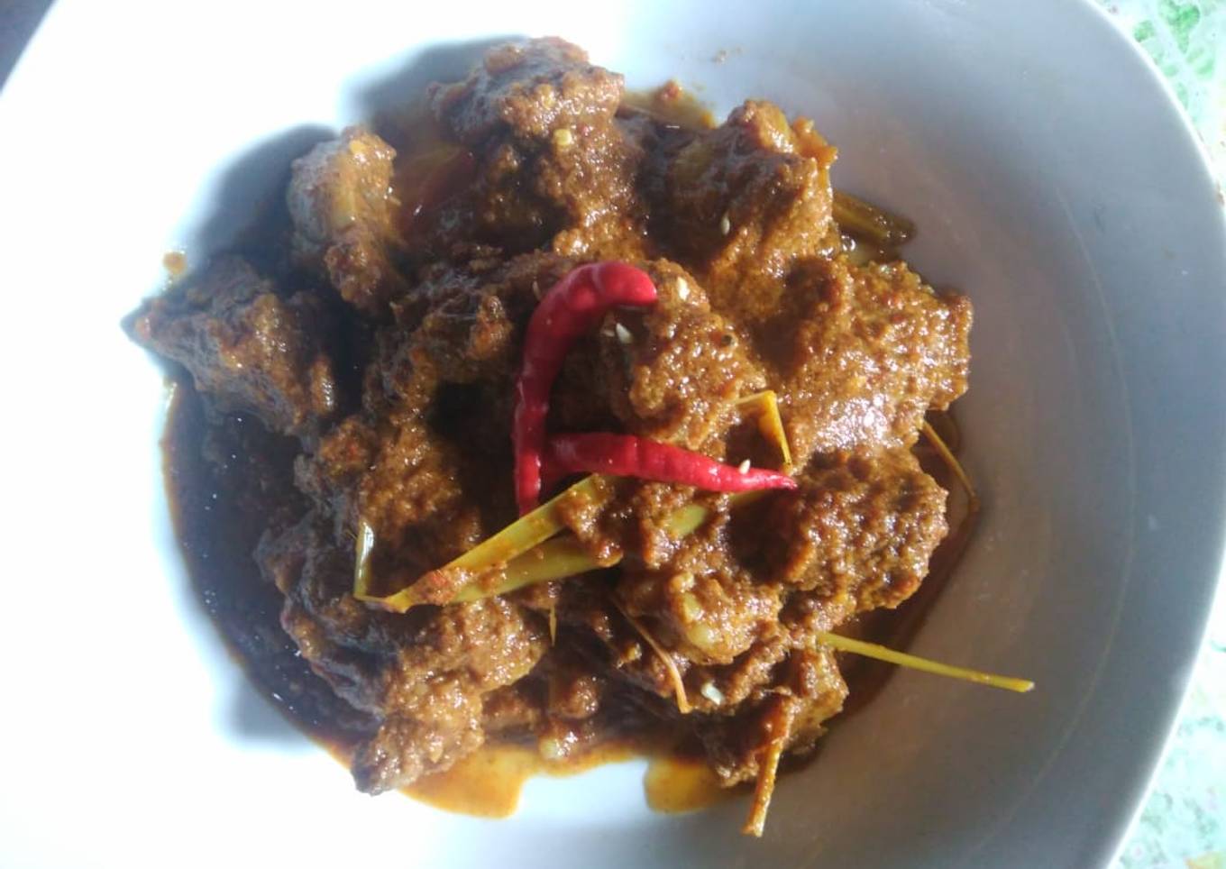 Rendang daging sapi