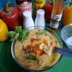 Chicken mix veg..n noodles Chinese soup 🍜 🍜 🍜 A picture of Chicken mix veg..n noodles Chinese soup 🍜 🍜 🍜.