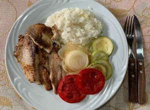 Una foto de Tilapia a la plancha