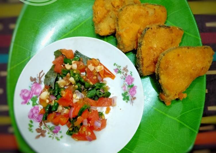 Cara membuat 13. Fillet Gindara feat Sambal Dabu Dabu Sederhana dan Mudah Dibuat