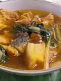 Filipino style pork and vegestable stew (Lauya)