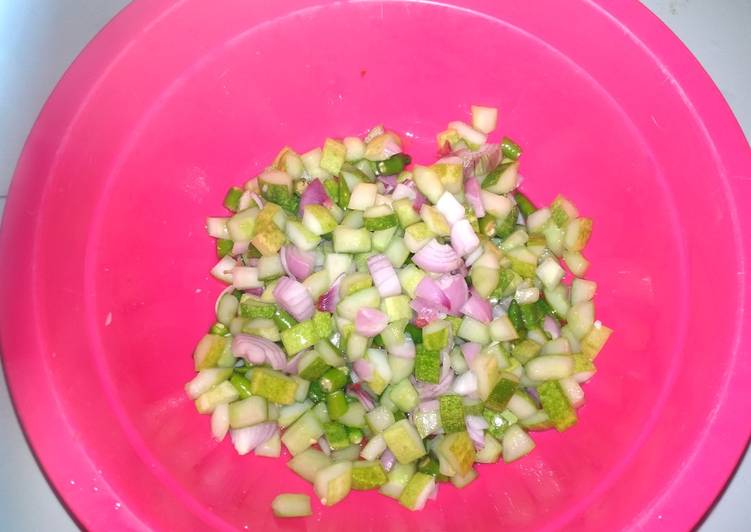 Resep Bumbu Dapur Acar Mentimun Cabai Bawang