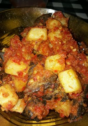 Foto resep Sambel kentang hati ayam