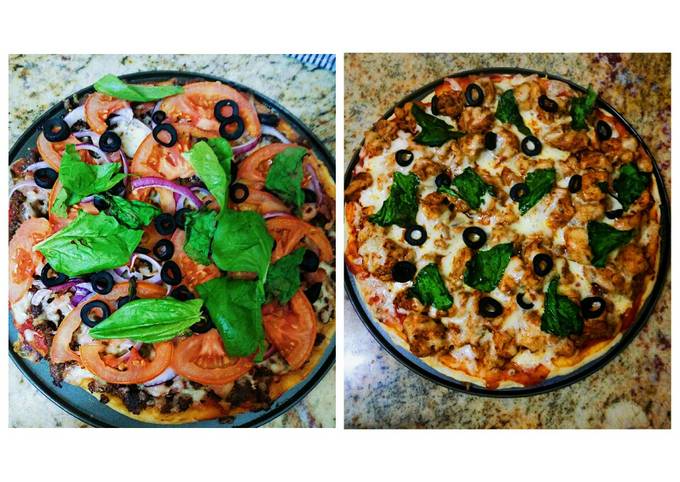 Boerewors & BBQ Chicken Pizzas