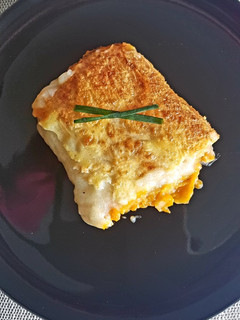 Una foto de Pastel de patata calabaza y bacalao desalado 🥜🎃🐟