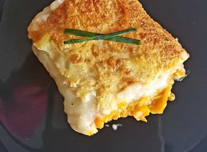 Una foto de Pastel de patata calabaza y bacalao desalado 🥜🎃🐟