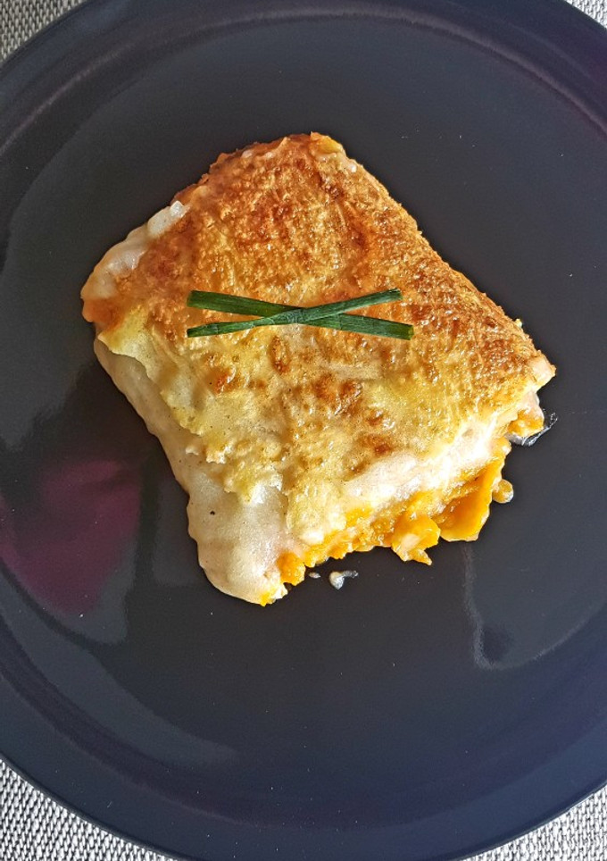 Una foto de Pastel de patata calabaza y bacalao desalado 🥜🎃🐟