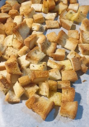 Foto resep Crouton atau Krutong dari Roti Tawar