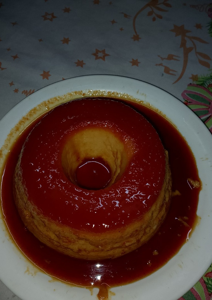 Una foto de Budín de pan fácil y delicioso