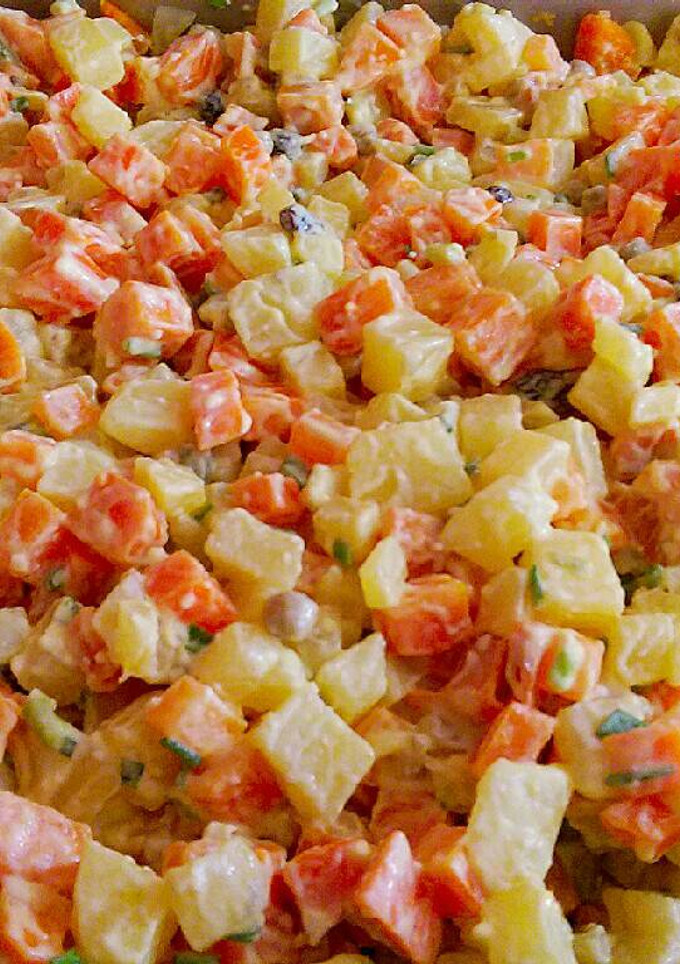 Una foto de Ensalada de papá/ Rusa