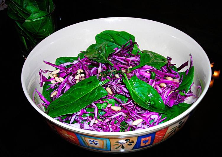 Ensalada De Col Lombarda Veggie Receta De Cocinar Con Jorgette Cookpad