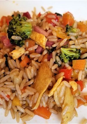Una foto de Arroz frito chino