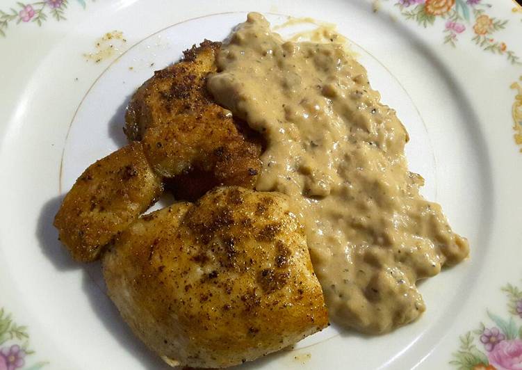 Chicken Grill with Creamy Italian Sauce