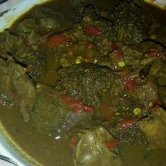 A picture of Offal pepper soup.