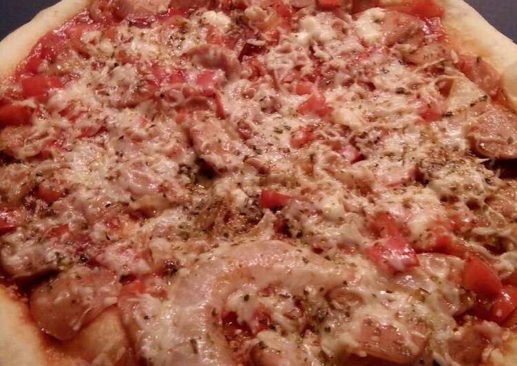 Bagaimana Membuat Homemade Pan Pizza (-/+ 20 cm), Lezat Sekali